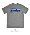 パタゴニア (PATAGONIA) M'S P-6 LOGO POCKET RESPONSIBILI-TEE 半袖ポケット付プリントTシャツ ポケT 38512 GLH (Gravel Heather)