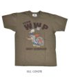 トイズマッコイ (TOYS McCOY) MILITARY TEE SHIRT WOODY WOODPECER "TEAM WWP" 半袖プリントTシャツ ウッディ・ウッドペッカー TMC2004 052. COYOTE