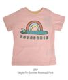 パタゴニア (PATAGONIA) ベビー グラフィック オーガニックTシャツ 半袖プリントTシャツ キッズ 子ども 60386 SFRP(Single Fin Sunrise:Rosebud Pink)