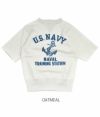 フリーホイーラーズ (FREEWHEELERS) =NAVAL TRAINING STATION= SET-IN CUT-OFF SLEEVE SWEAT SHIRT 半袖プリントスウェット Tシャツ 2024002