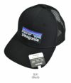 パタゴニア (PATAGONIA) P-6 LOGO TRUCKER HAT 帽子 メッシュキャップ 38289 BLK(Black)