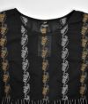 マーブルシュッド (marble SUD) グレープチック Volume SL BL 5分袖刺繍プルオーバーシャツ ブラウス 05AS305018