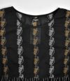マーブルシュッド (marble SUD) グレープチック Volume SL BL 5分袖刺繍プルオーバーシャツ ブラウス 05AS305018