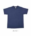 ウエアハウス (WAREHOUSE) ポケットTシャツ 半袖無地Tシャツ 4601 ネイビー