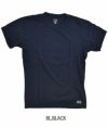 ダリーズ (DALEE'S&Co) SHALLOW NECK T-SHIRT Vネック 半袖無地 Tシャツ VL20T BL.BLACK