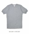 フリーホイーラーズ (FREEWHEELERS) “BROAD RIB SET-IN SHORT SLEEVE CREW NECK T-SHIRT” 半袖Tシャツ 2025022　MIX GRAY × MIX GRAY