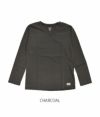 ダリーズ (DALEE'S&Co) 30s V-NECK KNIT 長袖VネックTシャツ ロングスリーブ 1914LT CHARCOAL