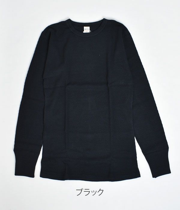 ウエアハウス(WAREHOUSE)Lot 5903 4本針クルーネックワッフル長袖T 長袖サーマルTシャツ5903
