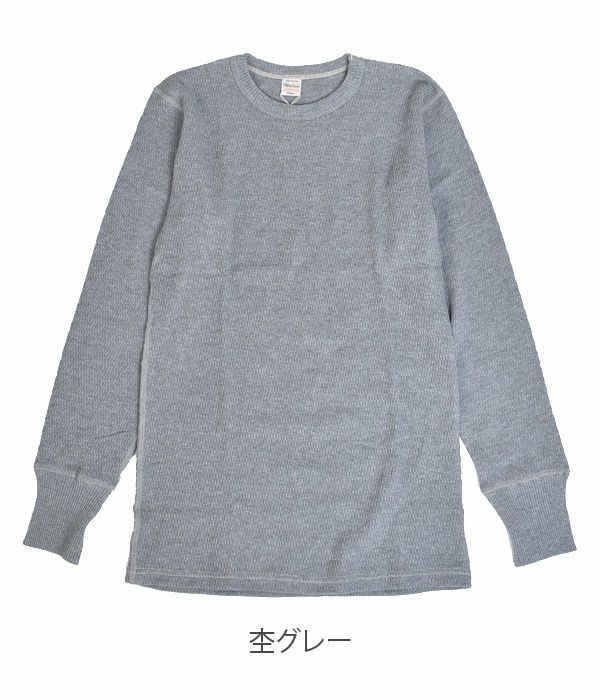ウエアハウス(WAREHOUSE)Lot 5903 4本針クルーネックワッフル長袖T 長袖サーマルTシャツ5903