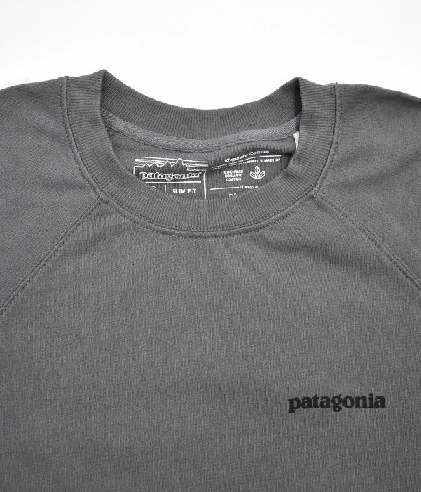パタゴニア Patagonia メンズ P 6 ロゴ オーガニック クルー スウェットシャツ 長袖スウェットtシャツ ロンt トップジミー