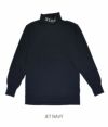 フリーホイーラーズ (FREEWHEELERS) TURTLENECK LONG SLEEVE SHIRT ”N.C.D.U 7TH NBB” 長袖Tシャツ　タートルネック ロンT 2035003 JET NAVY