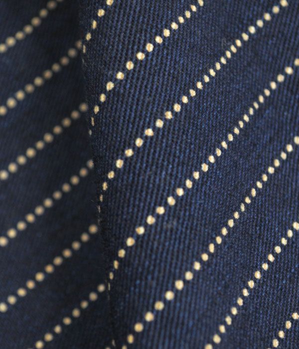 フリーホイーラーズ (FREEWHEELERS) CONDUCTOR VEST コットンベスト インディゴウォバッシュストライプ 2121001 1921017