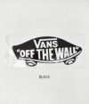 バンズ/ヴァンズ (VANS) DECK STICKER(大)ステッカー シール VANS001　 BLACK