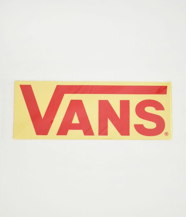 バンズ/ヴァンズ (VANS) FLV LOGO STICKER(大)ステッカー シール VANS002