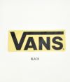 バンズ/ヴァンズ (VANS) FLV LOGO STICKER(大)ステッカー シール VANS002  BLACK