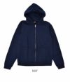 デラックスウエア (DELUXEWARE) FULLZIP PARKA PLAIN フルジップパーカー LPZ-P NVY