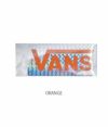 バンズ/ヴァンズ (VANS) FLV LOGO STICKER(小)ホログラム キラキラ ステッカー シール VANS014  ORANGE