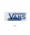 バンズ/ヴァンズ (VANS) FLV LOGO STICKER(小)ホログラム キラキラ ステッカー シール VANS014  BLUE