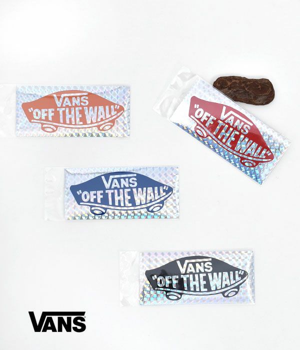 バンズ/ヴァンズ (VANS) DECK STICKER(小)ホログラム キラキラ ステッカー シール VANS015