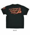 デラックスウエア (DELUXEWARE) U.S.VINTAGE 半袖プリントTシャツ DLT-2102 BLACK