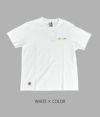 チャムス (CHUMS) HWYC T-shirt 半袖プリントTシャツ CH01-1838 WHITE × COLOR