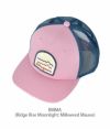 パタゴニア (PATAGONIA) キッズ トラッカーハット Kids' Trucker Hat 帽子 メッシュキャップ キッズ 66032 RMMA(Ridge Rise Moonlight: Milkweed Mauve)
