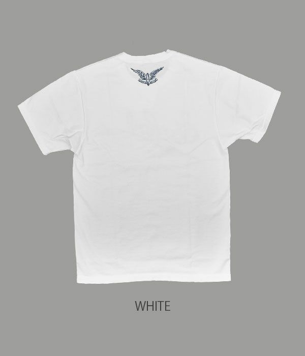 デラックスウエア (DELUXEWARE) GARFORD 半袖プリントTシャツ SDL-2102 WHITE
