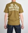 フリーホイーラーズ (FREEWHEELERS) MOTOR CULTURE SERIES “500 MILE RACE” OLIVE DRAB 半袖プリントTシャツ 2125011