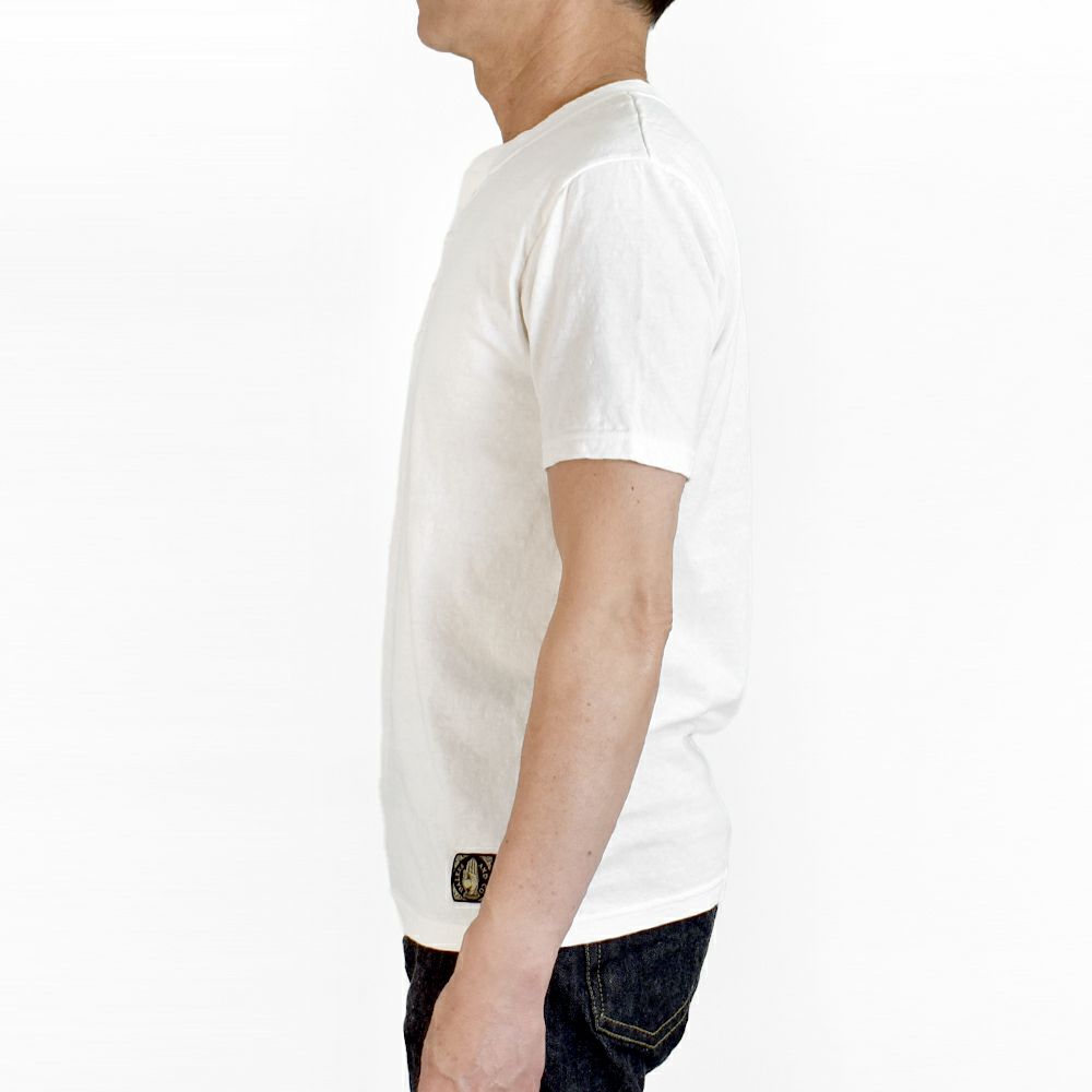 ダリーズ (DALEE'S&Co)<br> Spinner [1920s HENLEY NECK]<br> 半袖ヘンリーネックTシャツ<br> WHITE / DOPE.BLK / GRY.WASH