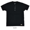 ダリーズ (DALEE'S&Co) Spinner...WORKER HENLY NECK 半袖ヘンリーネックTシャツ Spinner  BLACK