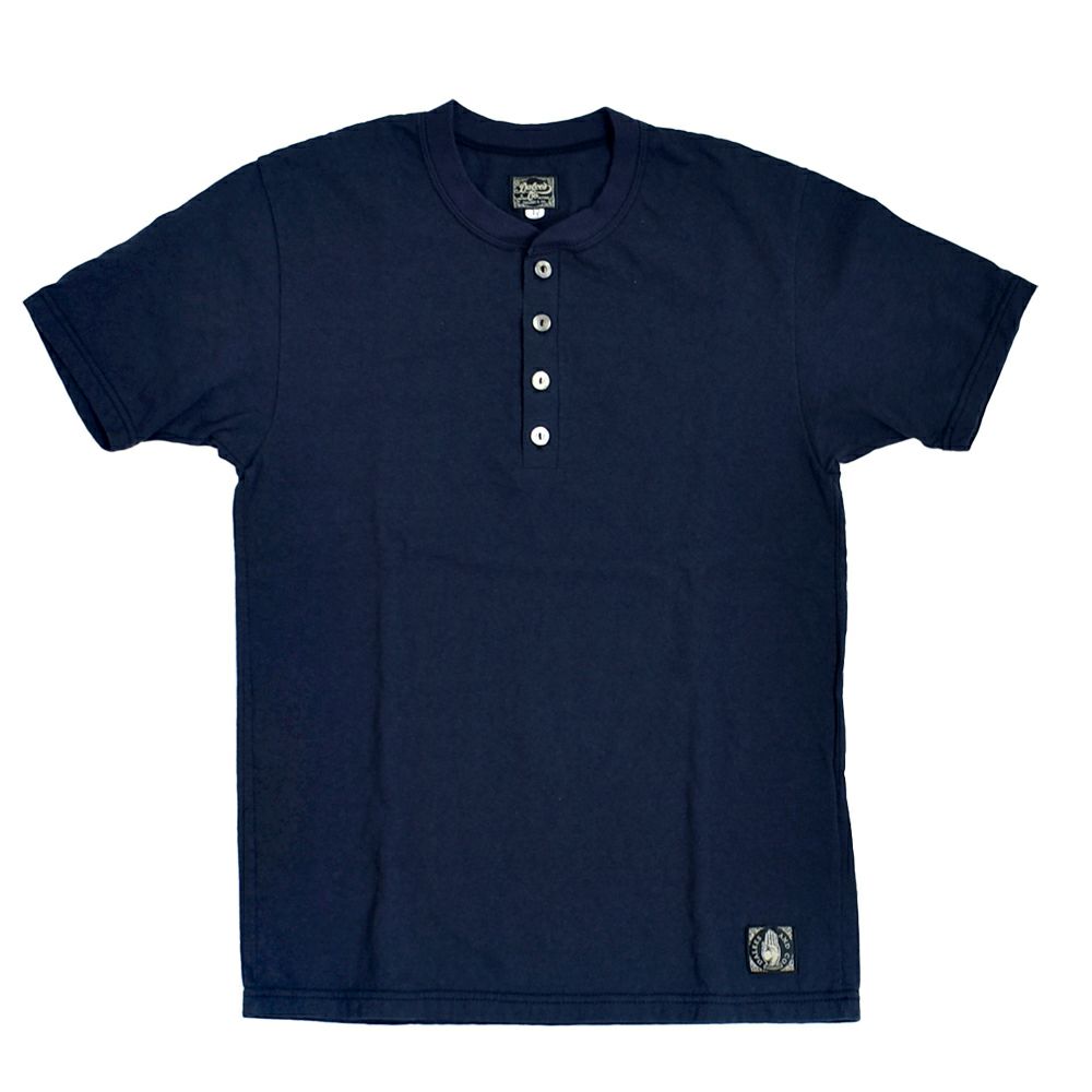 ダリーズ (DALEE'S&Co)<br> Spinner [1920s HENLEY NECK]<br> 半袖ヘンリーネックTシャツ<br> WHITE / DOPE.BLK / GRY.WASH DOPE.BLK