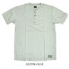 ダリーズ (DALEE'S&Co) Spinner...WORKER HENLY NECK 半袖ヘンリーネックTシャツ Spinner  SLEEPING.BLUE