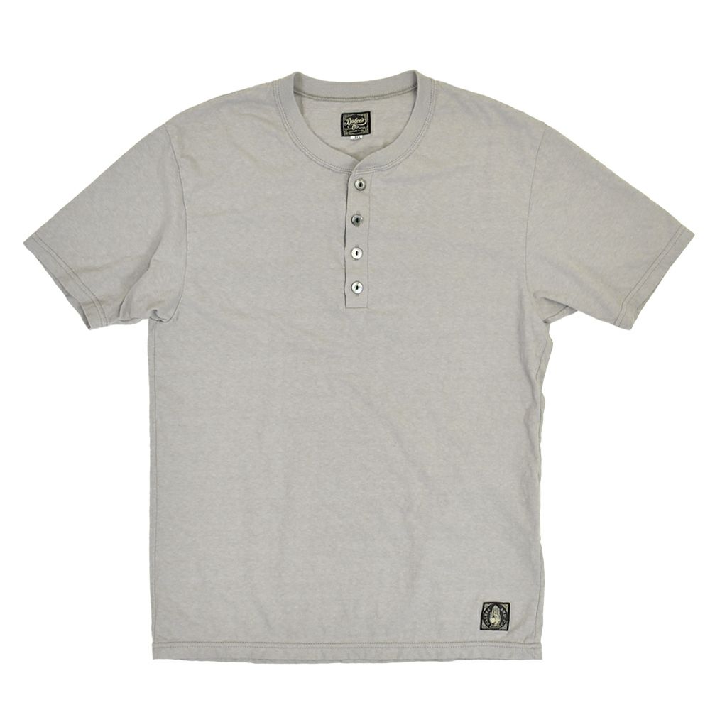 ダリーズ (DALEE'S&Co)<br> Spinner [1920s HENLEY NECK]<br> 半袖ヘンリーネックTシャツ<br> WHITE / DOPE.BLK / GRY.WASH GRY.WASH