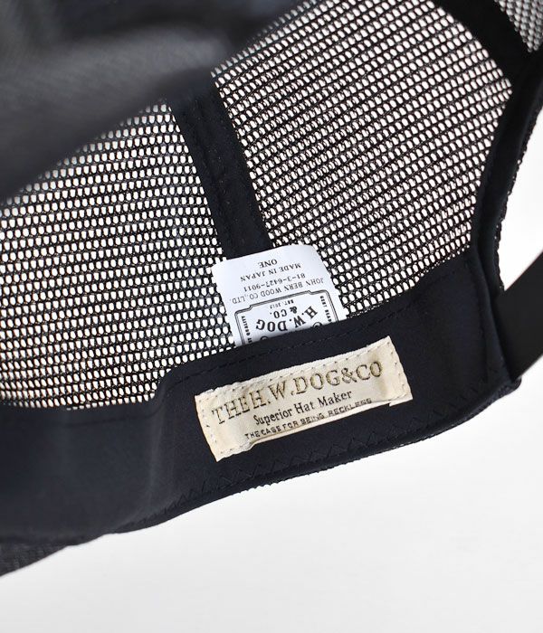 ザ エイチ ダブリュー ドッグ アンド カンパニー (THE H.W.DOG＆CO.) DENIM MESH CAP メッシュキャップ 帽子 D-00517