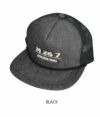 ザ エイチ ダブリュー ドッグ アンド カンパニー (THE H.W.DOG＆CO.) DENIM MESH CAP メッシュキャップ 帽子 D-00517 BLACK