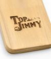 トップジミー (TOP JIMMY) WOOD CHARM -alphabet- 木製キーホルダー ウッドプレート トップジミー オリジナル