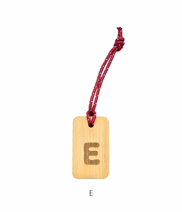 トップジミー (TOP JIMMY) WOOD CHARM -alphabet- 木製キーホルダー ウッドプレート トップジミー オリジナル