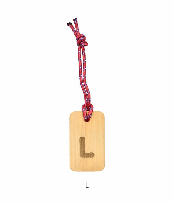 トップジミー (TOP JIMMY) WOOD CHARM -alphabet- 木製キーホルダー ウッドプレート トップジミー オリジナル