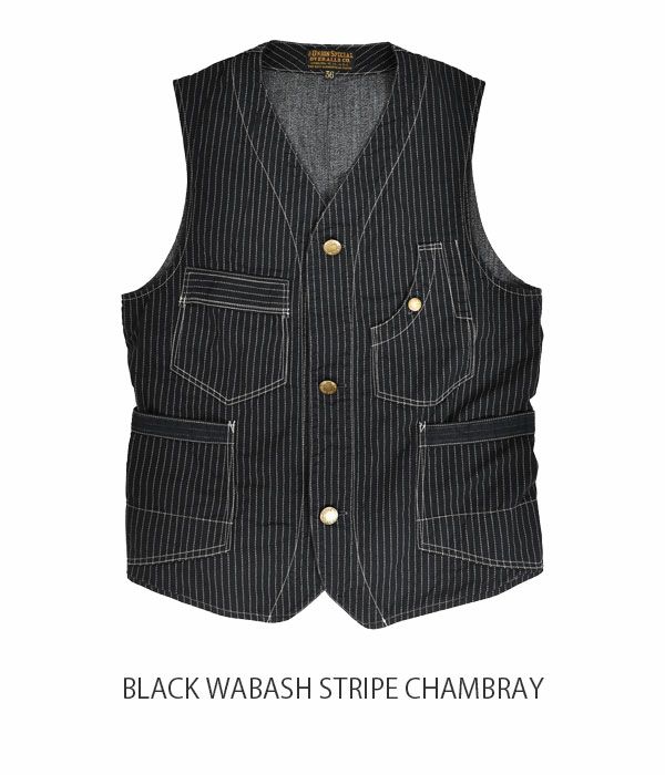 フリーホイーラーズ (FREEWHEELERS) -TRACKWALKER- VEST コットンベスト 2121017