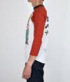 フリーホイーラーズ (FREEWHEELERS) Japanese Oriental Art Style Souvenir Collection -自由婦女人相- 8分袖プリントTシャツ ロンT ラグランスリーブ 2125022