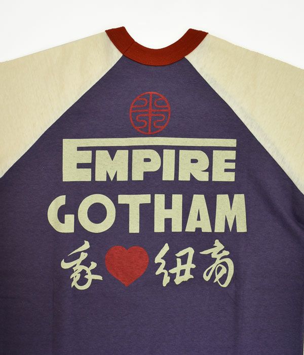 フリーホイーラーズ (FREEWHEELERS) Japanese Oriental Art Style Souvenir Collection -自由婦女人相- 8分袖プリントTシャツ ロンT ラグランスリーブ 2125022