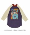 フリーホイーラーズ (FREEWHEELERS) Japanese Oriental Art Style Souvenir Collection -自由婦女人相- 8分袖プリントTシャツ ロンT ラグランスリーブ 2125022