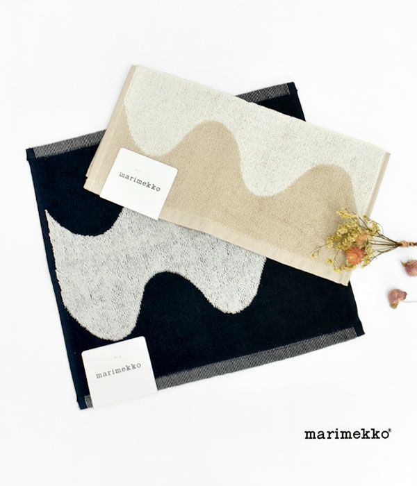 マリメッコ (marimekko) LOKKI MINI TOWEL ロッキ ミニタオル 52219-4-70947 52219470947