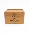 グレースオブウッド (GRACE OF WOOD) オリジナルスマホスタンド 縦置き スマホケース対応 木製 卓上