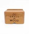 グレースオブウッド (GRACE OF WOOD) オリジナルスマホスタンド 縦置き スマホケース対応 木製 卓上