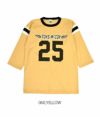 トイズマッコイ (TOYS McCOY) McHILL SPORTS WEAR FOOTBALL SHIRT “25TH ANNIVERSARY” 長袖プリントTシャツ ロンT TMC2150 060.YELLOW