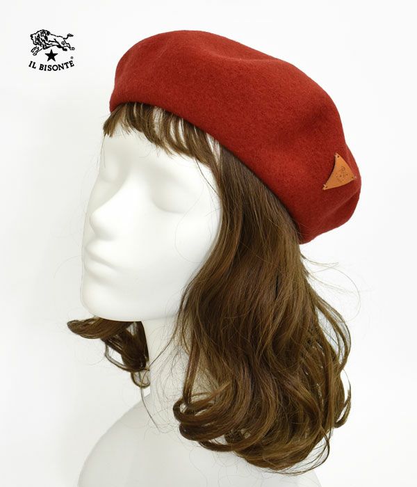 イルビゾンテ (IL BISONTE) WOOL BERET 帽子 ウールベレー帽 54212-3-09283 54212309283