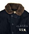 フリーホイーラーズ (FREEWHEELERS) "U.S.NAVY ALASKA NAVAL STATION" TYPE N-1 デッキジャケット アウター コート 2131017