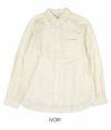 ナンガ (NANGA) ORGANIC COTTON FLANNEL DAILY SHIRTS 長袖フランネルシャツ N1OM NG-051  IVORY