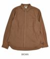 ナンガ (NANGA) ORGANIC COTTON FLANNEL DAILY SHIRTS 長袖フランネルシャツ N1OM NG-051  BROWN